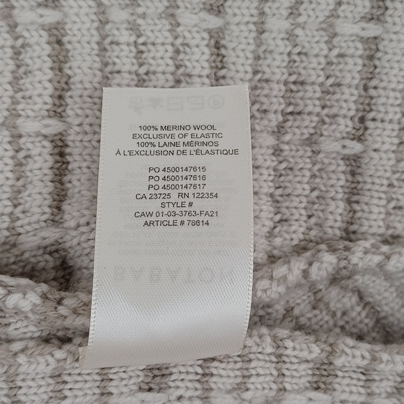 Aritzia Babaton Lacer Merino Wool Cardigan Size L Women Preppy Pockets V Neck - Picture 13 of 13